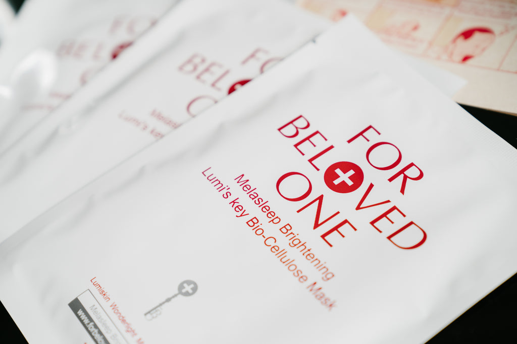 For Beloved One Melasleep Brightening Lumi's key Bio-Cellulose Mask