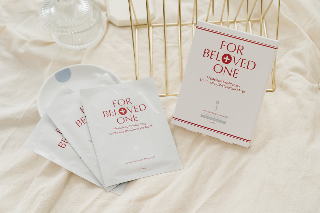 For Beloved One Melasleep Brightening Lumi's key Bio-Cellulose Mask